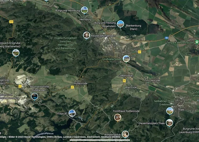 Rathausblick 2 Mit Infrarot-kabine * ブランケンブルク